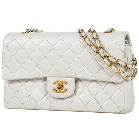 chanel classic white|chanel classic flap small price.